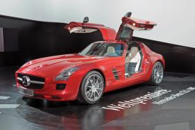 DER Star der IAA 2009 - Mercedes SLS AMG - hier geht es lang zur großen Fotostory von der IAA 2009 ...